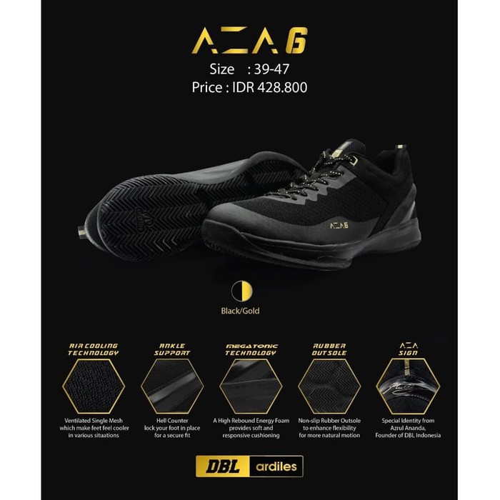 ARDILES AZA6 AZA  6  SEPATU  BASKET ORIGINAL Shopee Indonesia