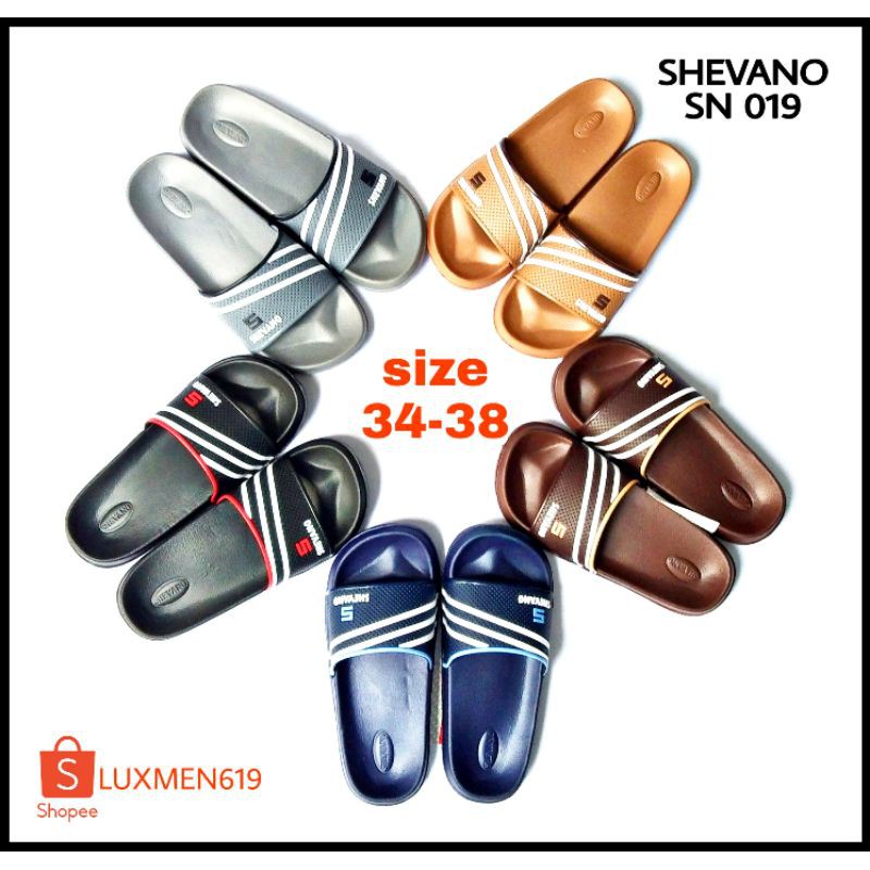Sandal slop laki Shevano / Sandal slop Laki Tanggung / Sandal selop Anak / Sandal Selop 34-38