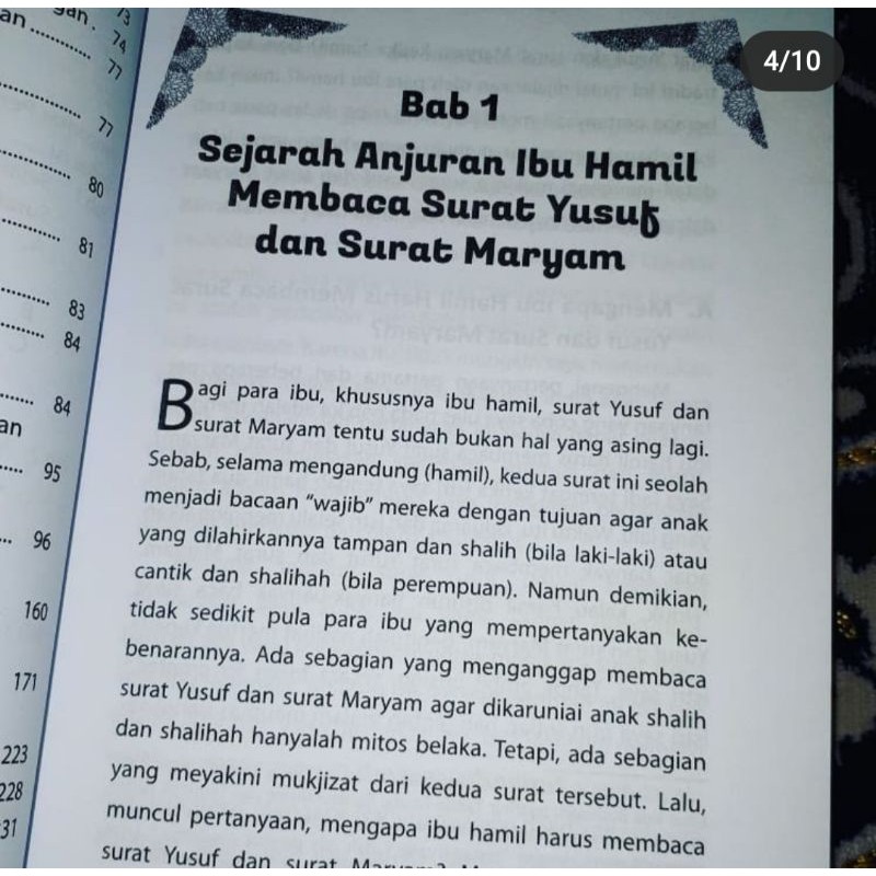 mukjizat surat yusuf dan maryam