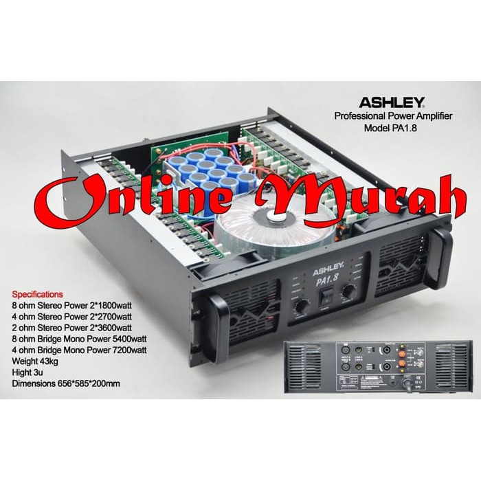 Power Ashley PA 1.8 Professional ORIGINAL ashley pa1.8