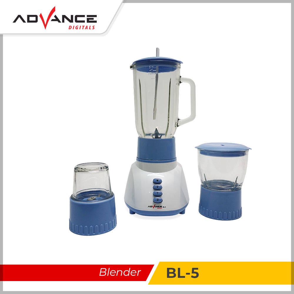 Advance Blender Jus Tabung Kaca 3 in 1  BL-5 1,5 Liter