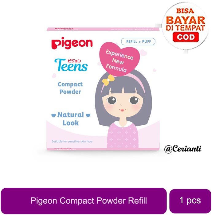 PIGEON TEENS Compact Powder Squalane 14Gr - Refill