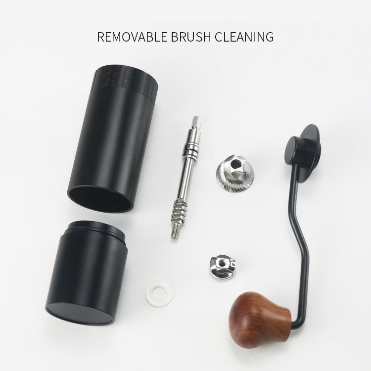 Manual Hand Coffee Grinder Alat Penggiling Giling Biji Kopi Stainless