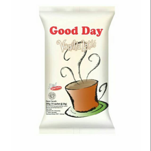

God Day kopi instant 3 in 1 vanila latte 10×20g