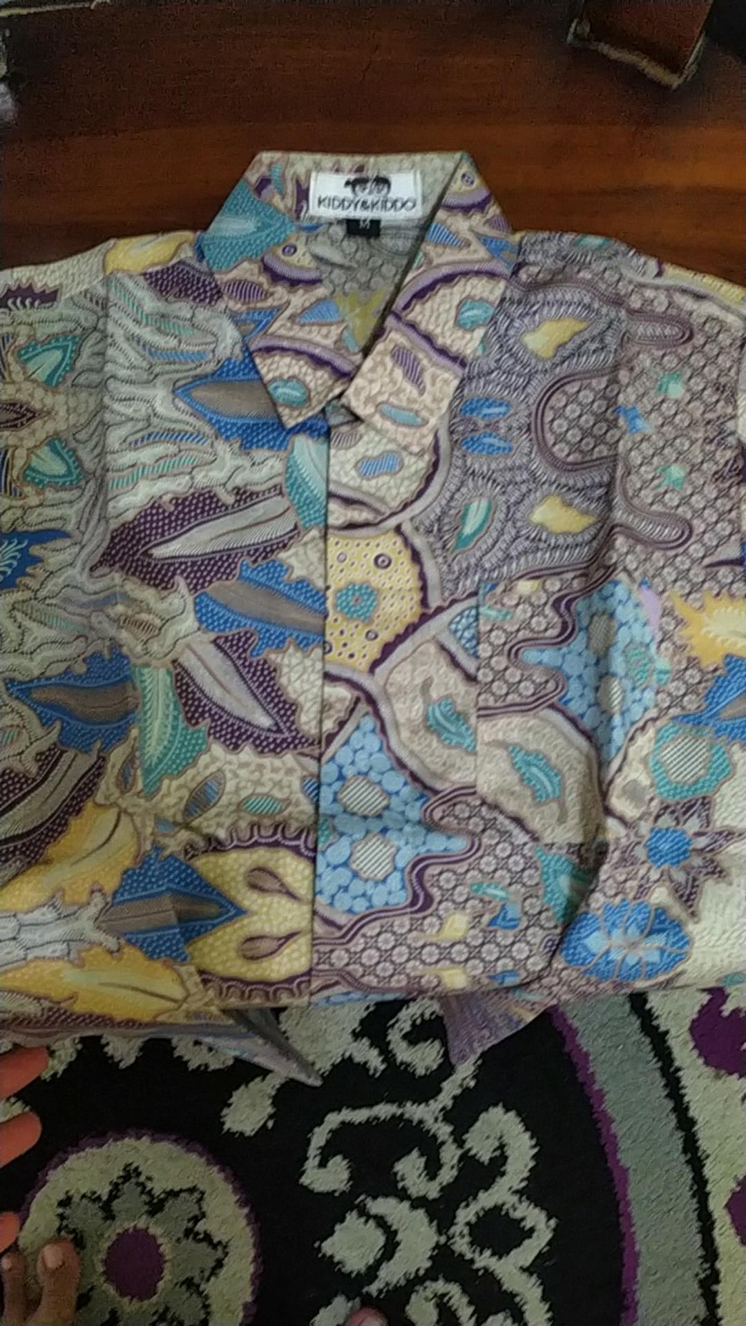 Kiddy And Kiddo & Kiddyandkiddo Marvel Soft Purple Batik Shirt