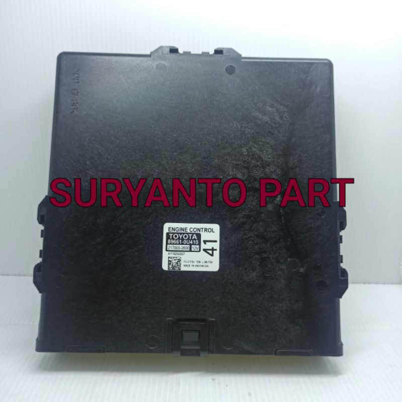 Ecu Komputer 89661-0U410 Toyota All New Yaris Vios Limo Original