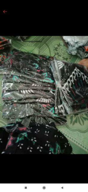 Couple Maura Ruffle Ori Ndoro Jowi Dnt Keluarga / Baju Batik Keluarga Motif Kupu Putih Original