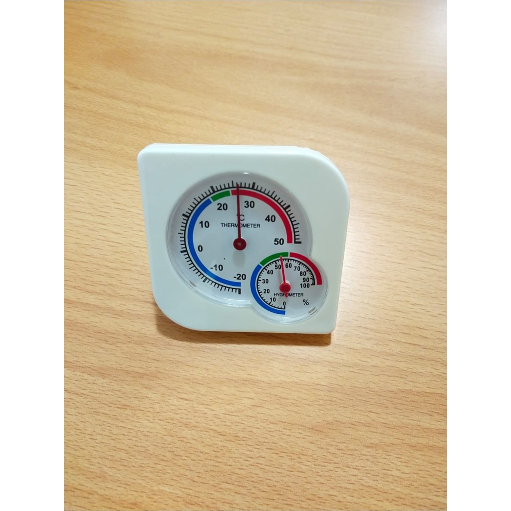 Thermometer Hygrometer analog alat pengukur suhu ruangan 2.5 Inch - HG2