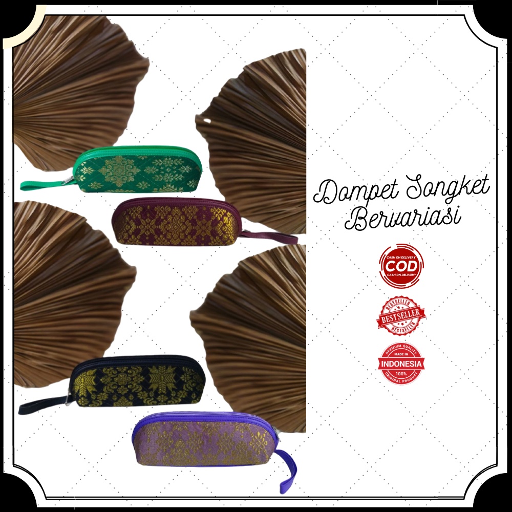 

Nyimas Songket - Dompet Tas Oval Songket Palembang Bervariasi