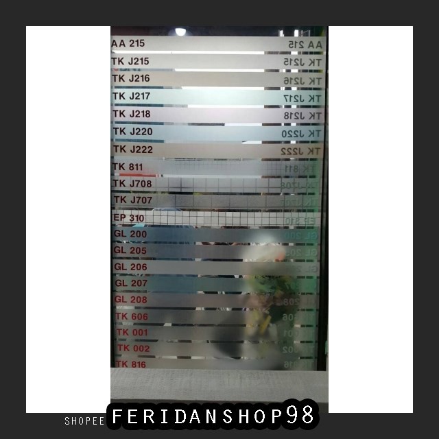 

BT588 STICKER SANDBLAST TAKI BEST KOSSAI SERI J215 - 120CM BY FERIDANSHOP98