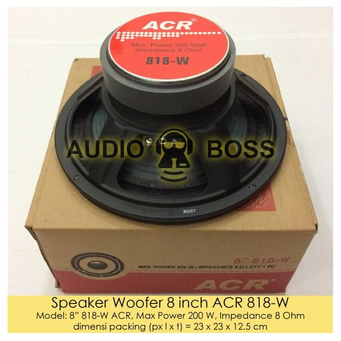 Speak | Speaker Woofer 8 Inch Acr 818-W / Speaker Woofer Acr 8" 818 200W
