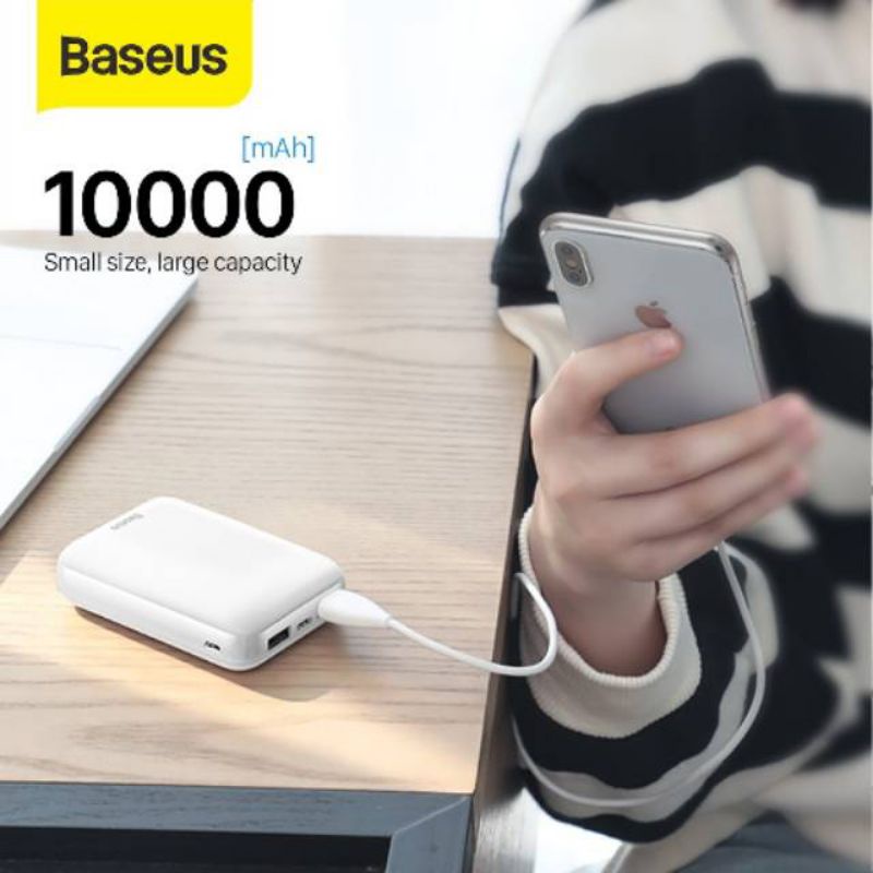 Baseus Powerbank mini ja 10000 mah hitam