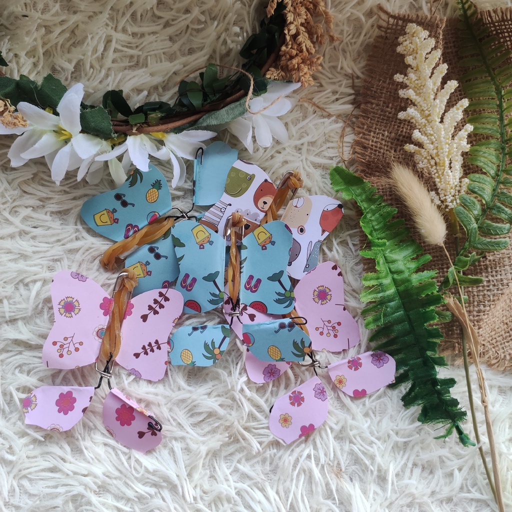 

Kupu-Kupu Terbang Konten Scrapbook Journaling Planner Kado Hadiah