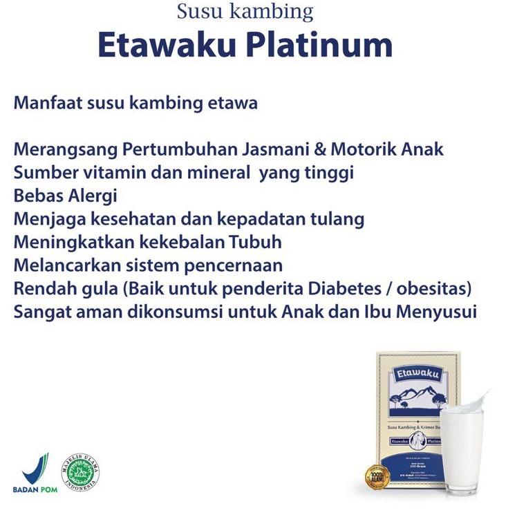 

ニ Etawaku Platinum Original / Susu Kambing Etawa / ETA GOLDEN NEW 4080 ♛
