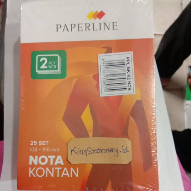 

[ PACK ] Nota Kecil 2 ply Paperline (isi 10 buku)