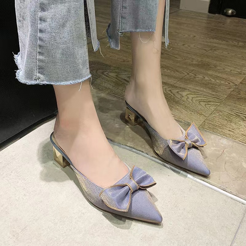 Sendal Cewek Fashion Korean Style Modis Kantor Mall Import Sandal Wanita Heels Cantik Viral Original High Quality