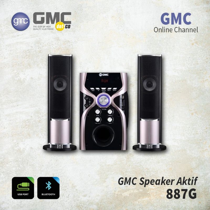 SPEAKER GMC 887G SPEAKER AKTIF BLUETOOTH SPEKER AKTIF BESAR