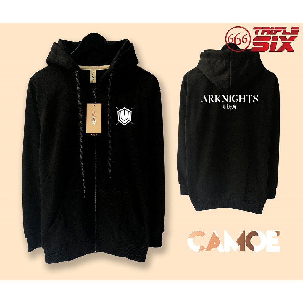 Jaket Hoodie Zipper Arknights Defender