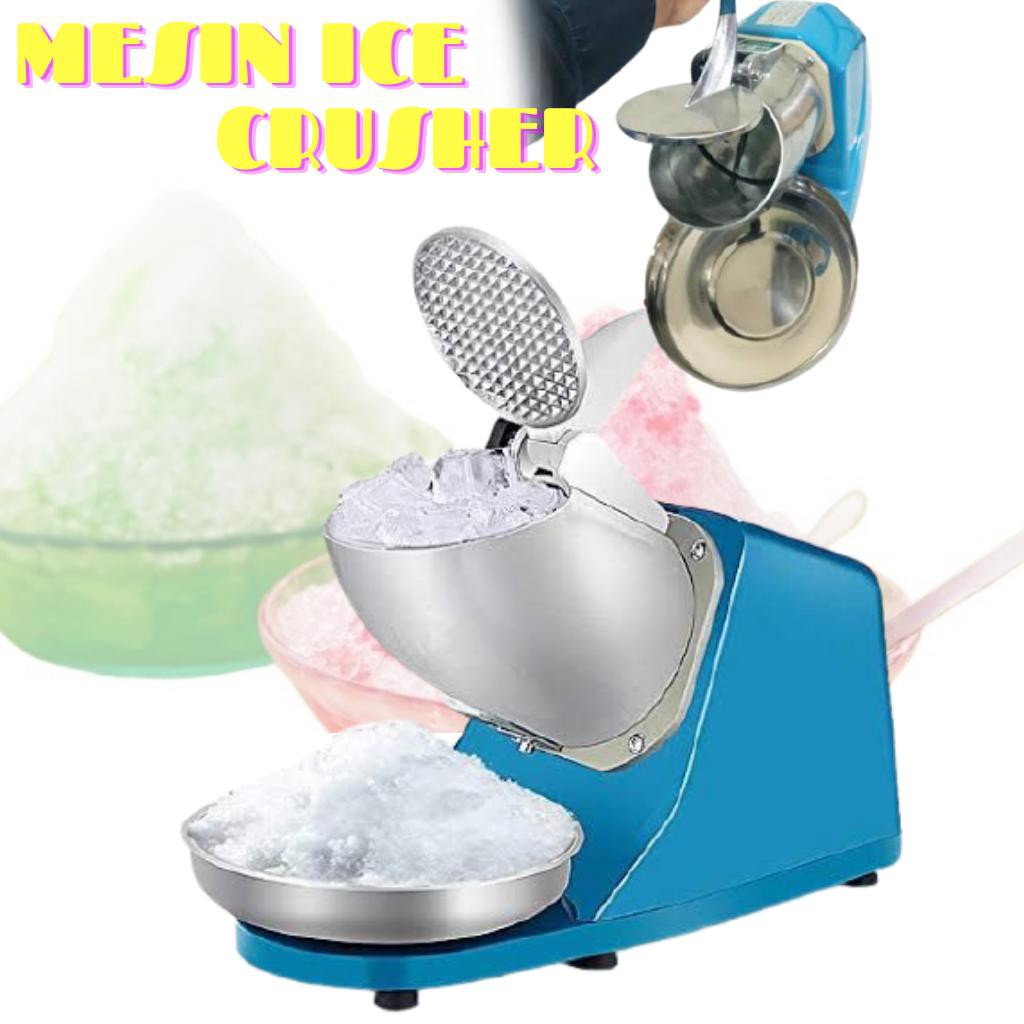 mesin serut es / alat penghancur es / mesin giling es / Ice Crusher dengan Pisau Ganda 4190