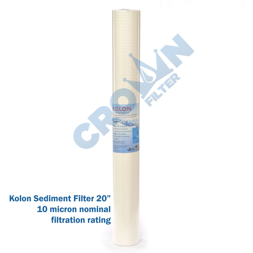 Terbaru Cartridge filter air water filter 20 Kolon 10 Micron