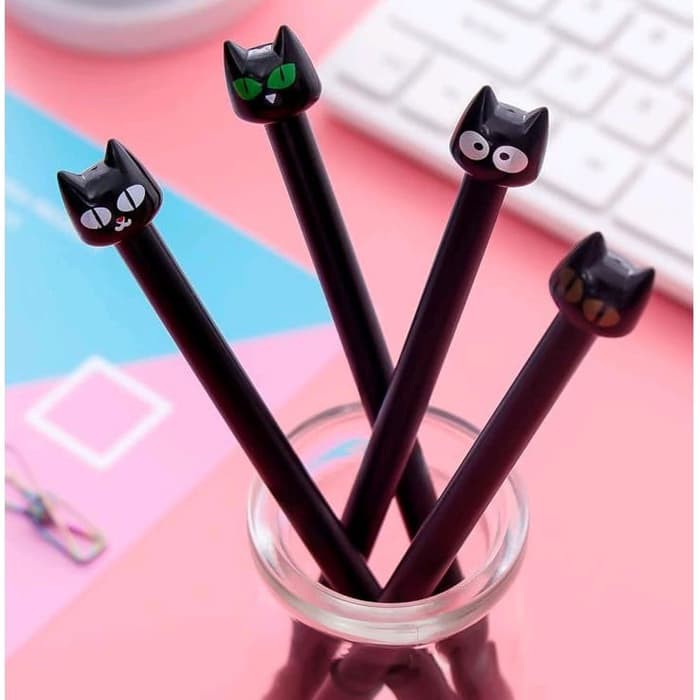 

Pulpen Unik / Pulpen Lucu Motif Kucing Hitam