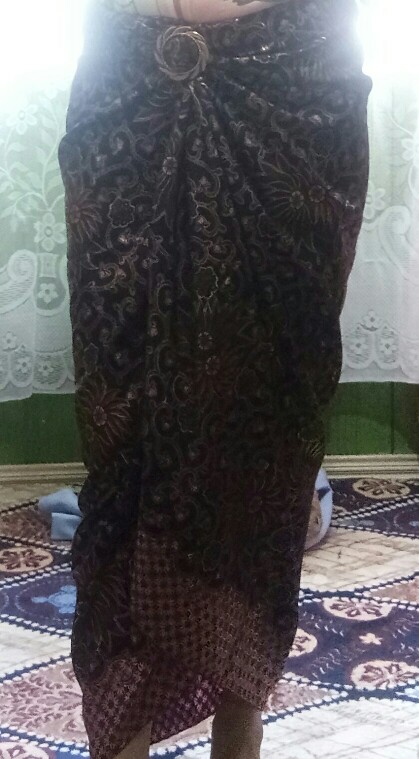 Esha Couple Batik 2in1 Rok Lilit Panjang Wanita Jumbo & Atasan Kemeja Pria Jumbo M-xl