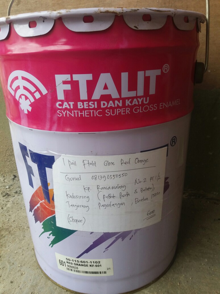 Cat Kayu Besi Ftalit Gloss (20 Liter)