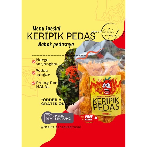 

Kerupuk Batagor Kering Pedas Odjolali Oleh Oleh Khas Bandung