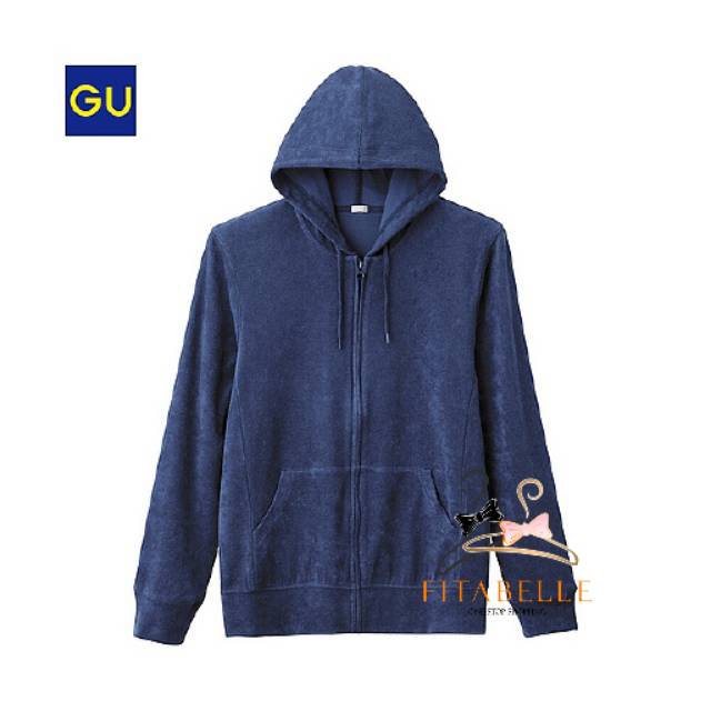 Jaket Hoodie GU Uniqlo