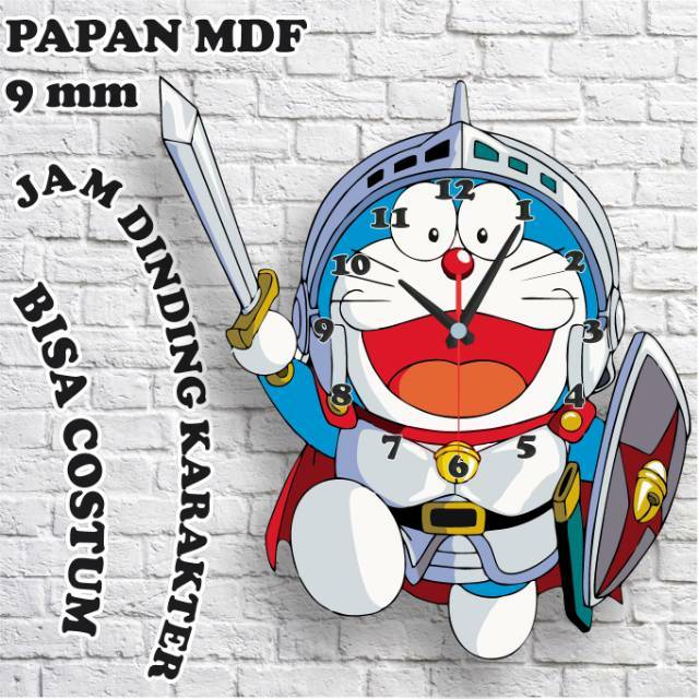 Jam Dinding Karakter Doraemon Besar