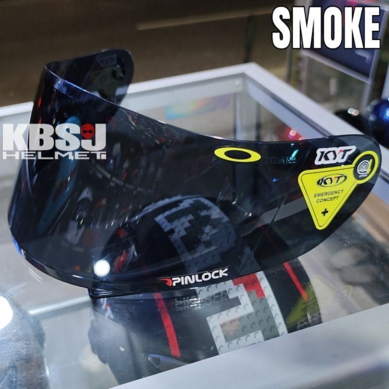 visor kyt r10 - flat visor kyt k2rider - flat visor kyt rc7 - flat visor kyt hitam smoke