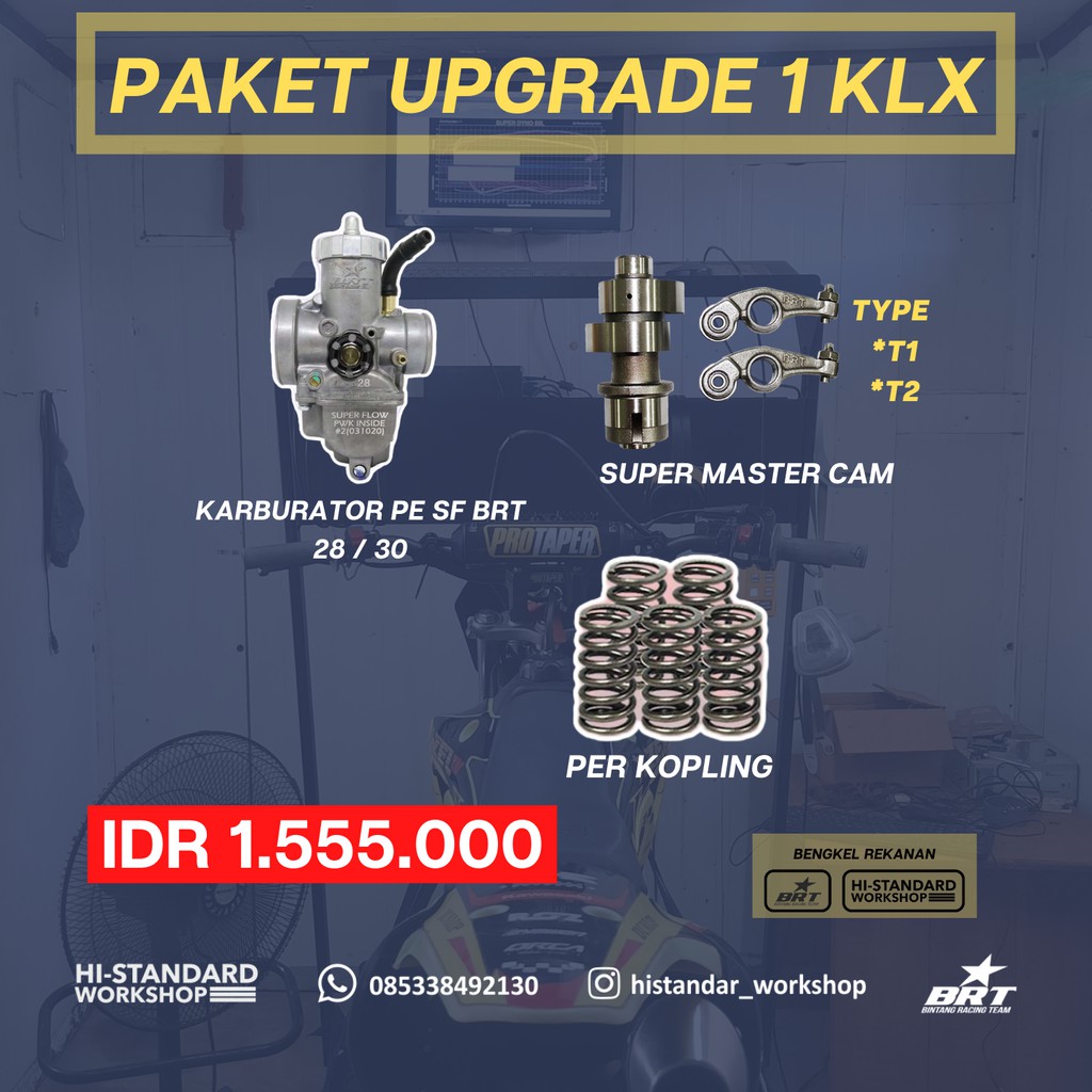 PAKET 1 KARBURATOR PE 28 / 30 NOKEN AS T1 BRT KLX 150 D TRACKER 150