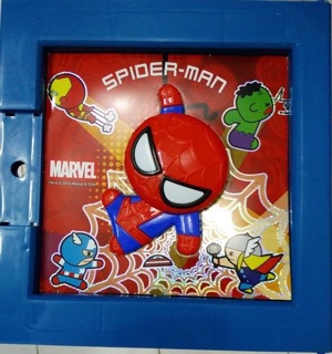 Lemari plastik Naiba 4susun tipe Spiderman timbul Lemari plastik Naiba 4susun tipe Spiderman timbul