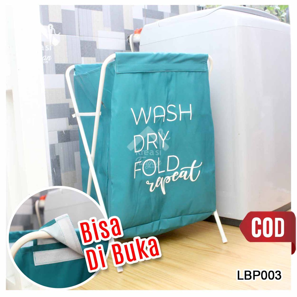 COVER LAUNDRY BAG DESIGN MINIMALIS ( TANPA RANGKA BESI )