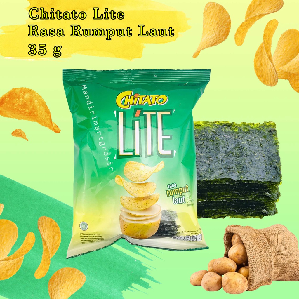 Jual Chitato Lite Snack Citato Rasa Rumput Laut 35 G Shopee