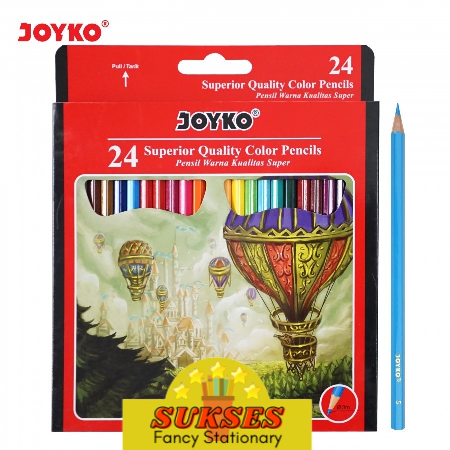 

Pensil Warna Joyko 24 Warna / CP-101 Color Pencil