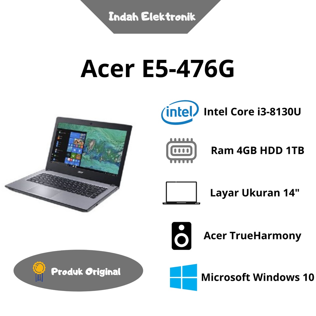 Laptop Acer G476 i3