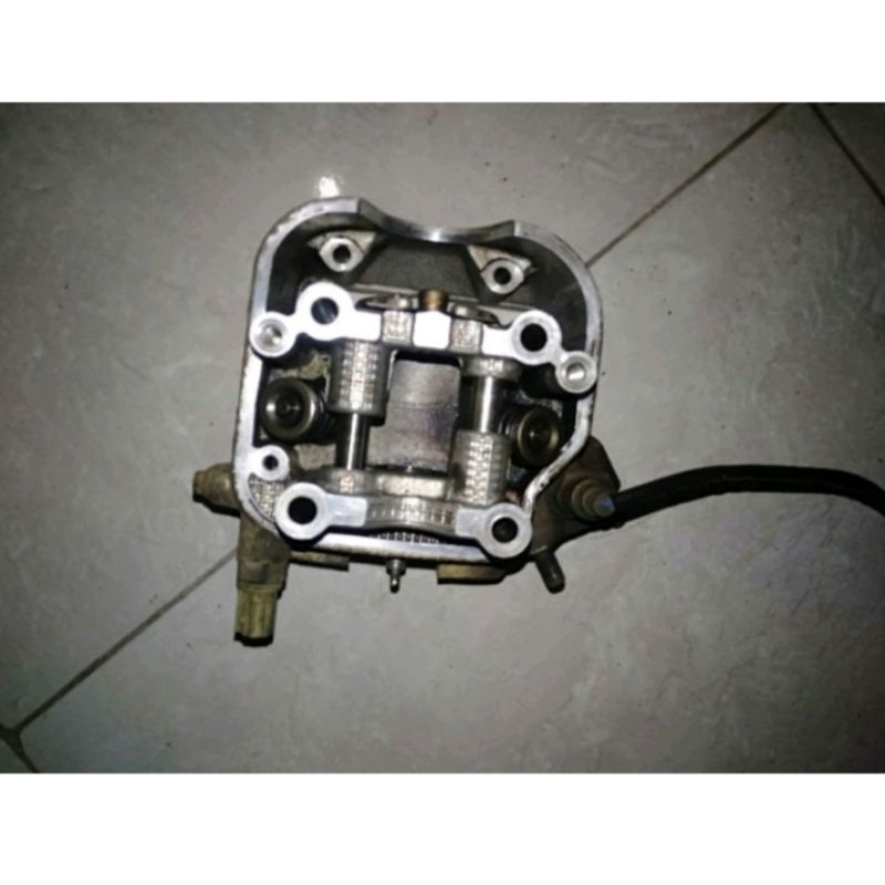 blok head blol klep Mio M3 kosong kondisi jos mulus