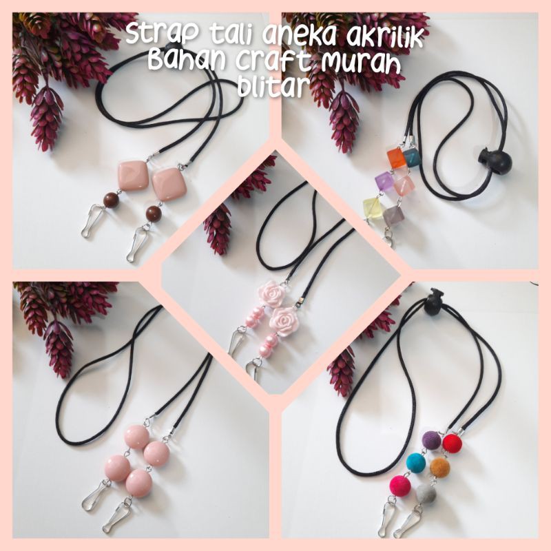 Strap 2 in 1 tali akrilik