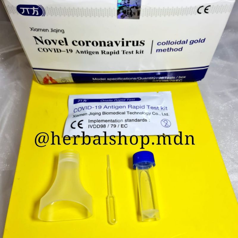 (satuan) Antigen Saliva Air Liur akurat 97%