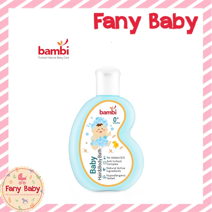 BAMBI BABY HAIR &amp; BODY BATH 100ML