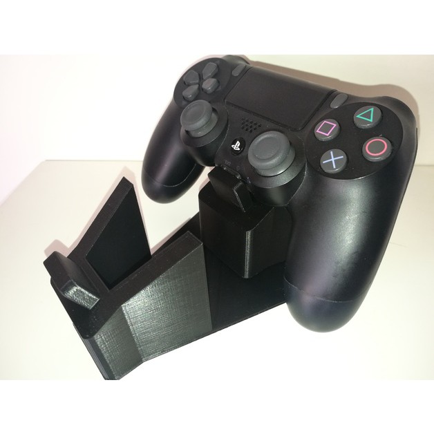 Double Dudukan Stand Playstation Ps4 Stick Controller Holder attachable - 3d printing