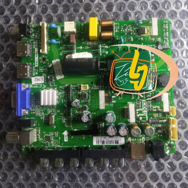 MB TV POLYTRON PLD 24D123 - MAINBORD TV POLYTRON PLD24D123 - MESIN TV POLYTRON 24D123