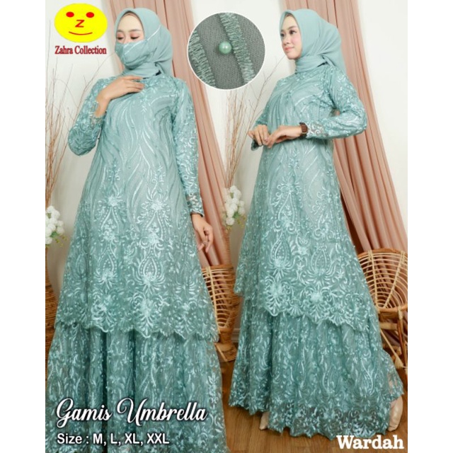 (COD) REALPICT GAMIS UMBRELLA // GAMIS PREMIUM // GAMIS MALAYSIA // GAMIS TULLE // GAMIS MODERN