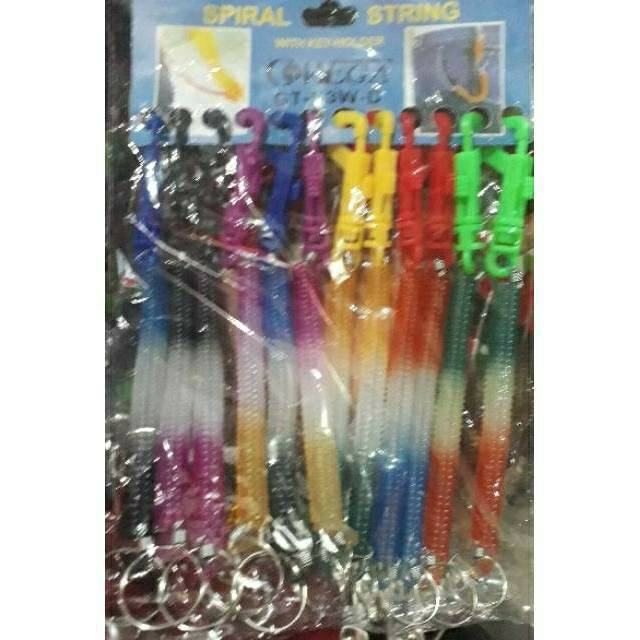 gantungan kunci spiral kecil 12 pcs