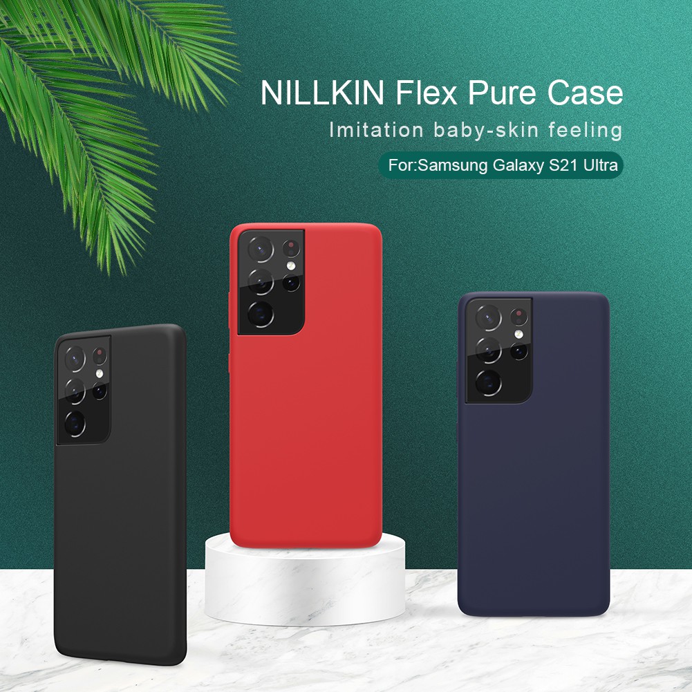 Case SAMSUNG Galaxy S21 Ultra Nillkin Flex Pure Softcase TPU Original