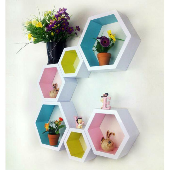 Harga rak dinding hexagonal 3 pcs Terbaru Agt 2024 |BigGo Indonesia