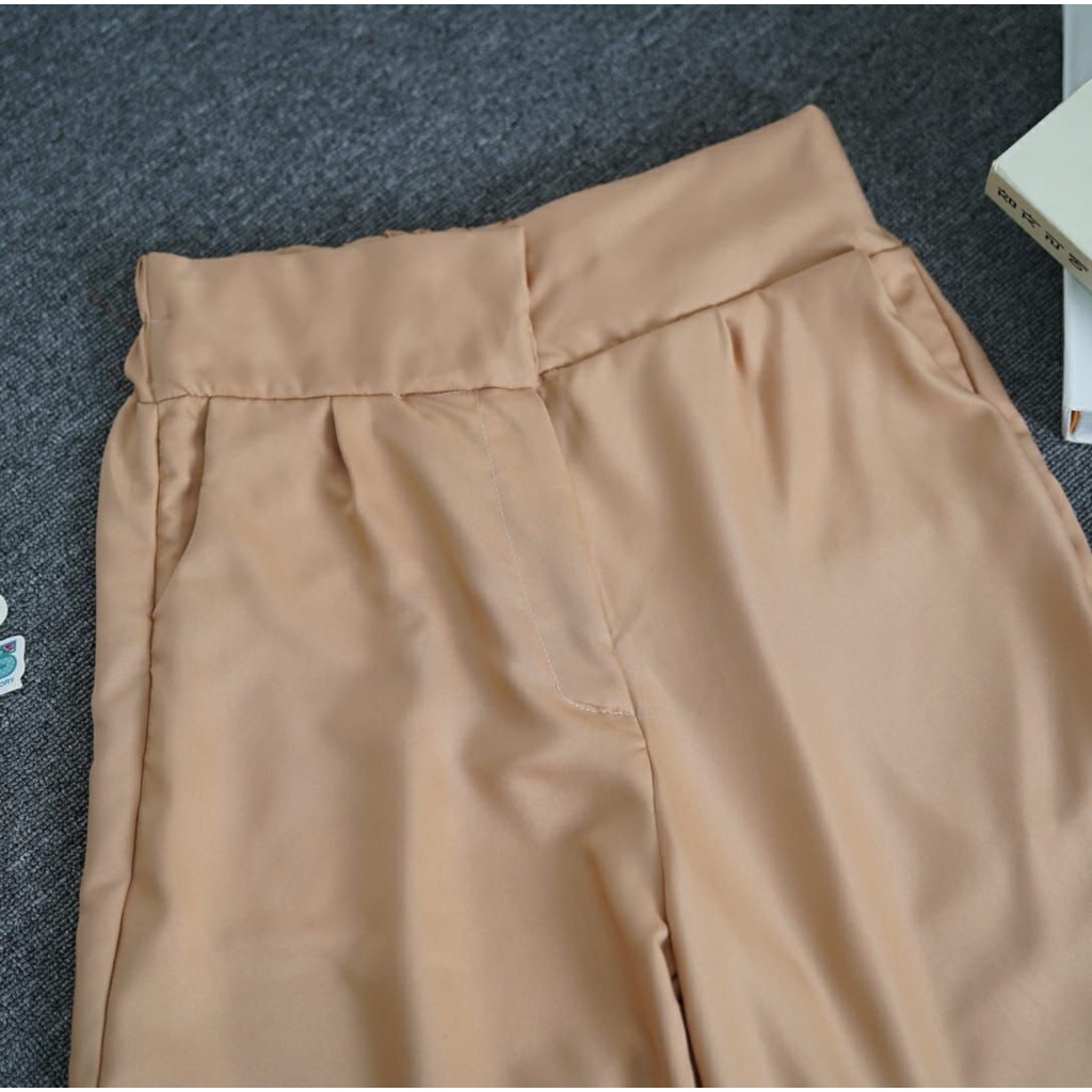 BEFAST - ZFS OOTD Celana Panjang YUKIO / RIN HIGHWAIST SHAKILA KULOT / Celana Panjang Wanita Terbaru / Kulot Kekinian Wanita Remaja / Pakain Casual Wanita / Celana Kulot Polos Formal / Fashion Kerja Wanita / Celana Panjang Trendy / Termurah