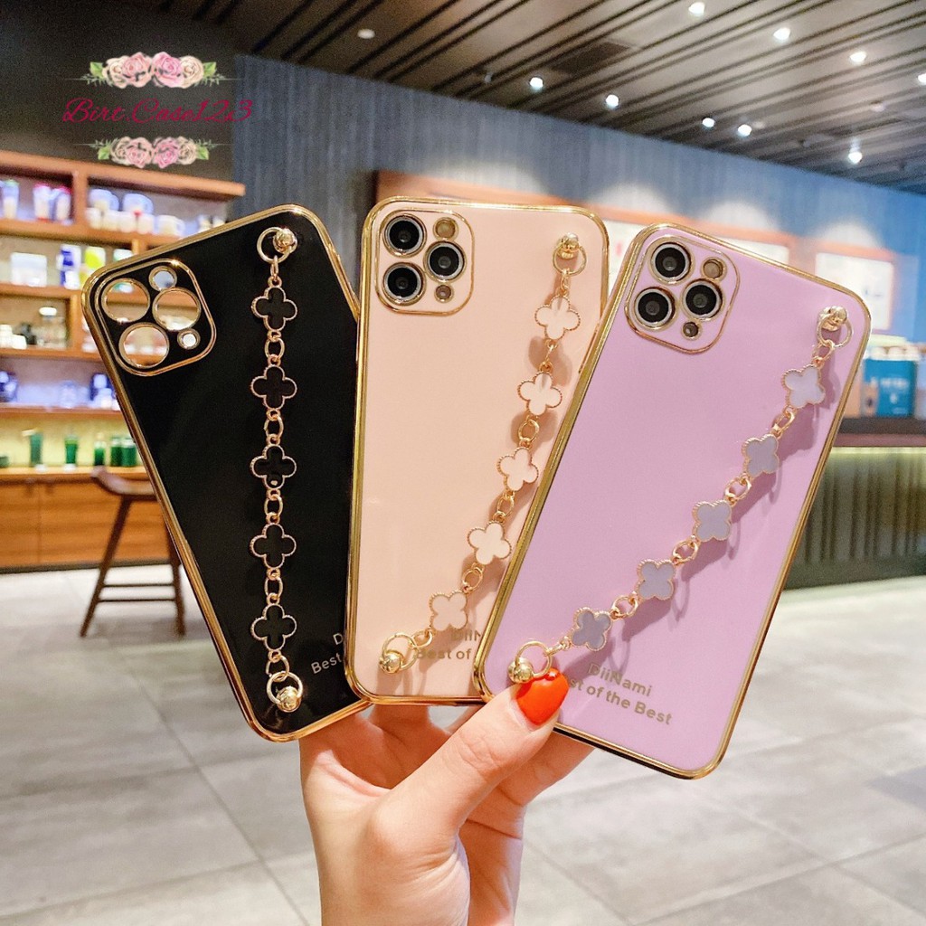 Y011 SOFTCASE SHINE PLATING CASE RANTAI DIINAMI IPHONE 6G 6+ 7G 8G SE 2020 7+ 8+ X XS MAX XR 11 12 PRO MAX PLUS BC5933