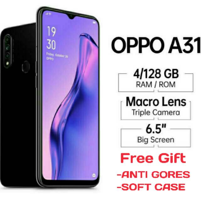 HP OPPO A31 RAM 4/128 GB BERGARANSI RESMI OPPO,HP TERBARU 2020